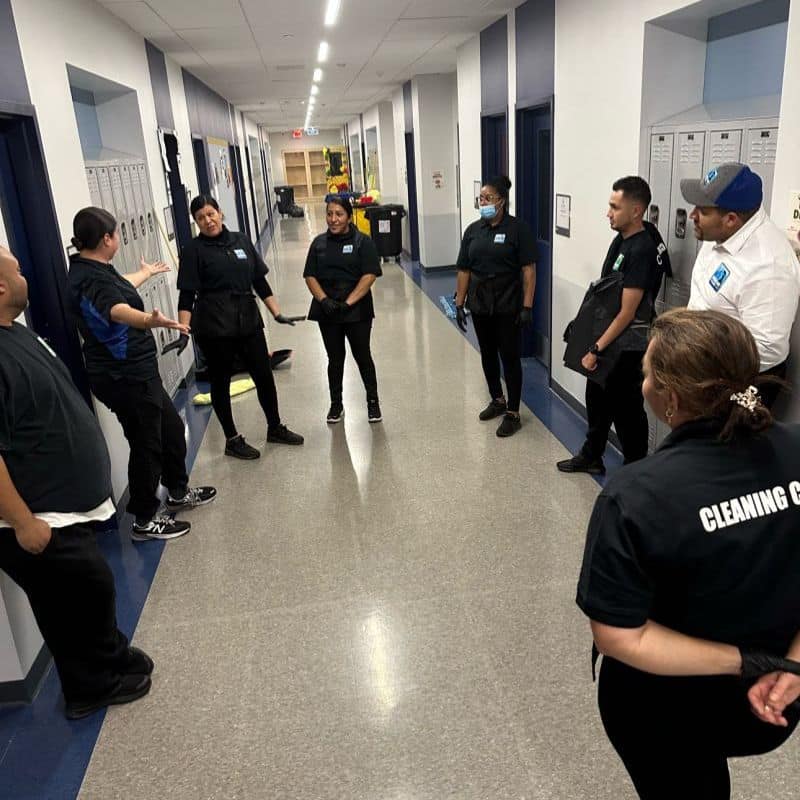 Our commercial office cleaning professionals in NYC Office